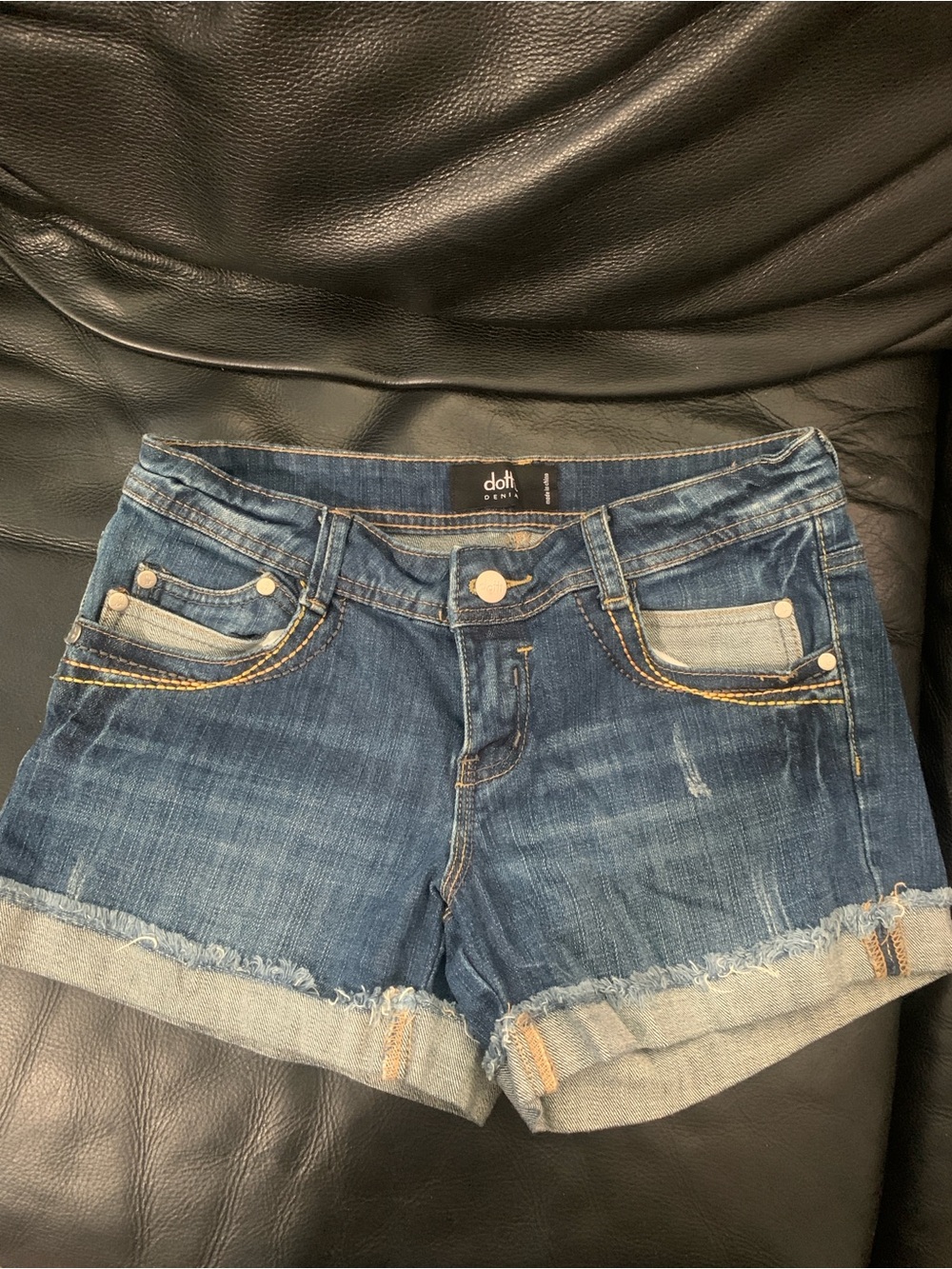 dotti Denim Cuffed Blue Women's Shorts